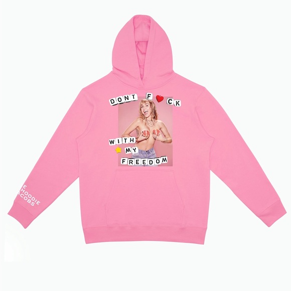 Miley Cyrus & Marc Jacobs Designed Pink Hoodie - Benefits Planned Parenthood